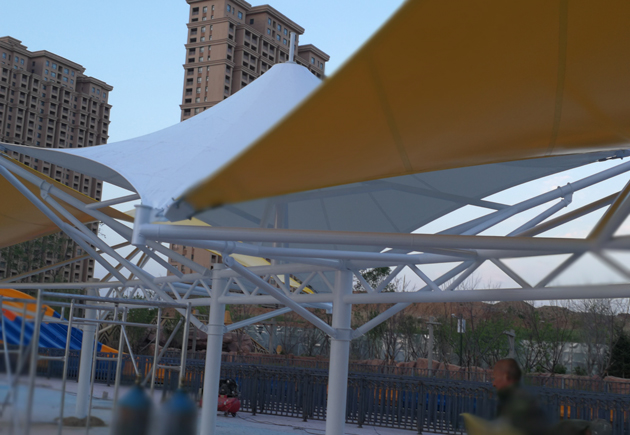 膜結構車(chē)棚預應力的(de)影(yǐng)響因素