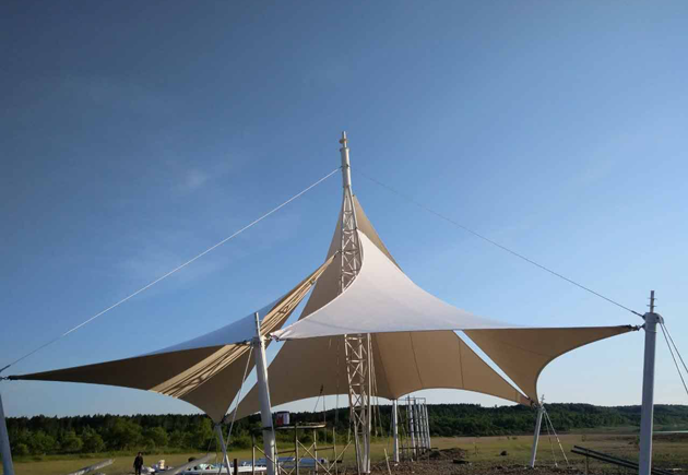 膜結構施工(gōng)安裝注意事(shì)項