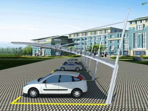 汽車(chē)棚膜結構