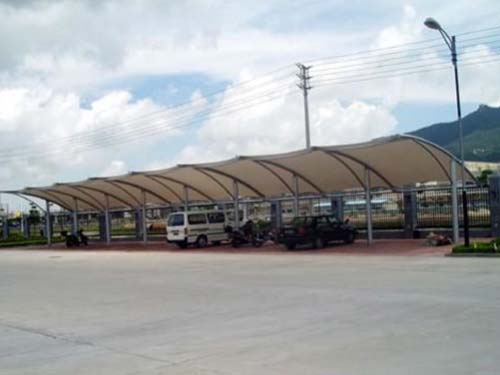 汽車(chē)棚膜結構