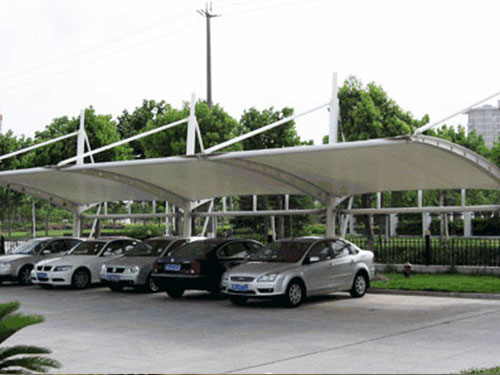 汽車(chē)棚膜結構