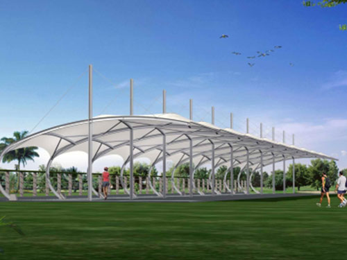 自(zì)行(xíng)車(chē)棚膜結構