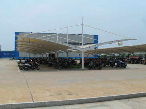 自(zì)行(xíng)車(chē)棚膜結構