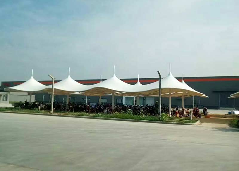 內(nèi)蒙古膜結構車(chē)棚如(rú)何安裝支承結構？