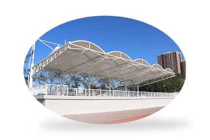 體(tǐ)育場(chǎng)看(kàn)台膜結構